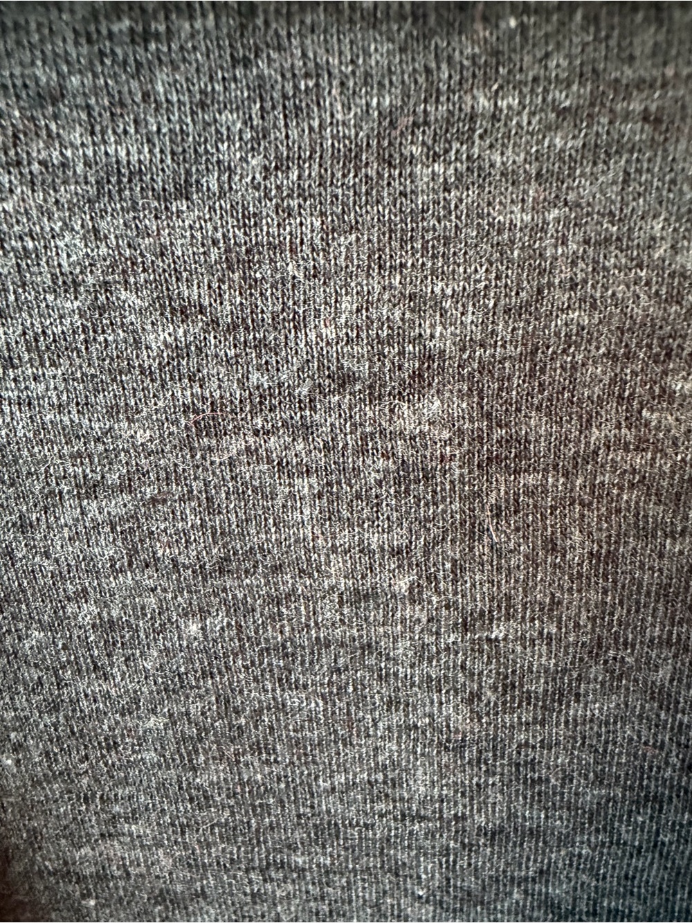 Women's Reversible V-Neck Cardigan Sweater in Gray and Red - Picture 3 of 6